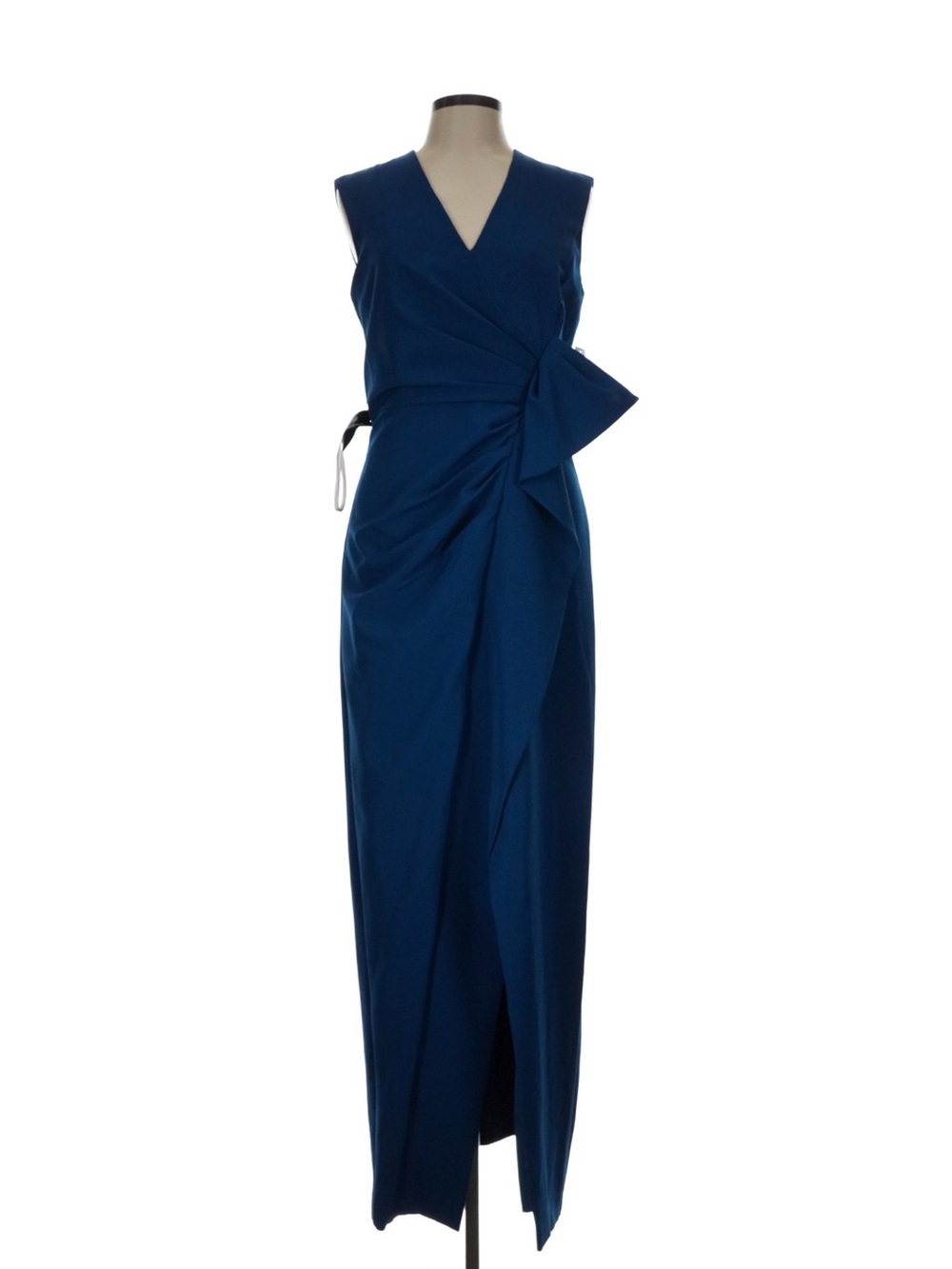 New with tags V-Neck Blue Wrap Maxi Dress